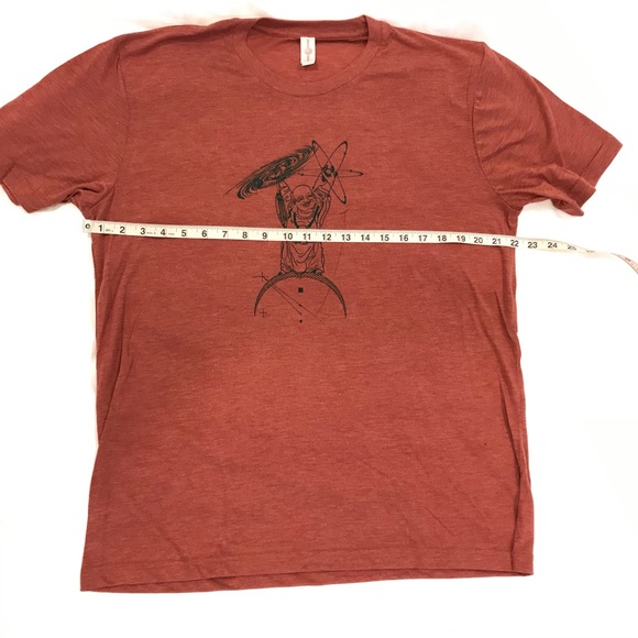 Unisex Yoga T Shirt Atomic Buddha RocketBuddha - Picture 13 of 14